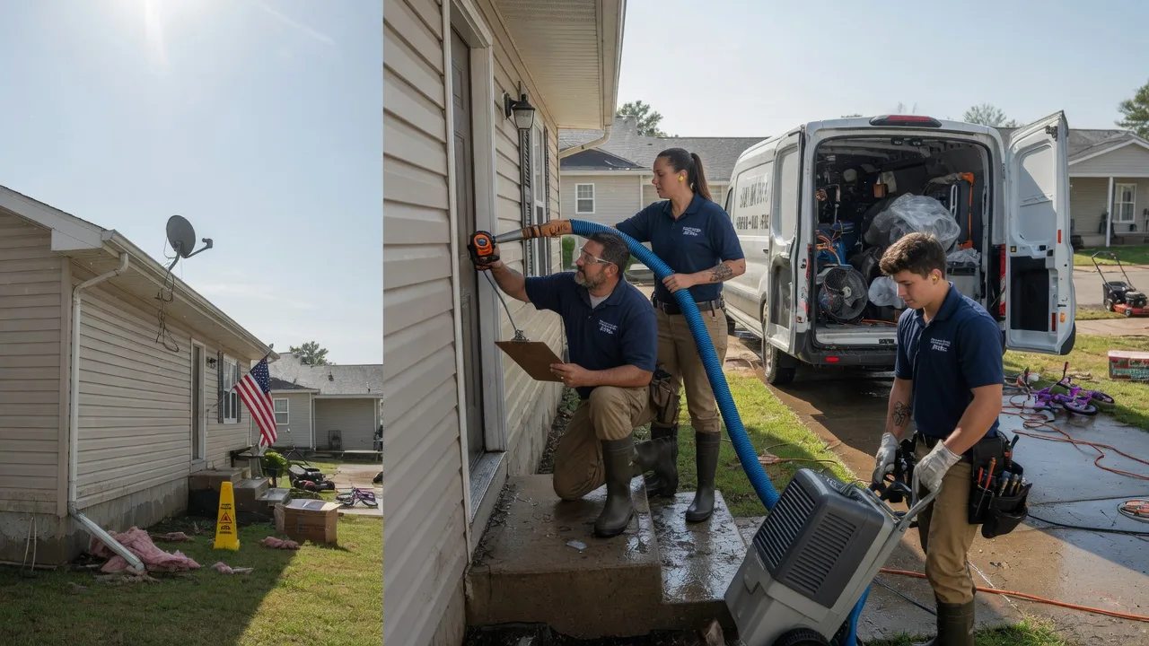 Ceiling Water Damage Restoration in Church View, VA near me